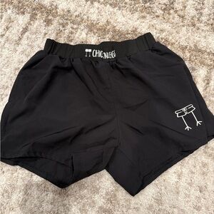 ChicnLegs Black Athletic Shorts